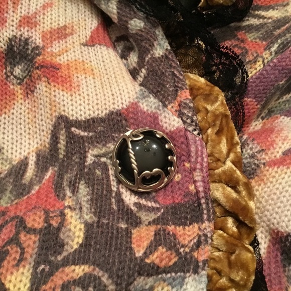 Alberto Makali Knit Lace Blazer Jacket #138 - Picture 5 of 9